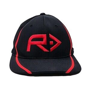 Rahfish Flexfit Black Red Hat The Authentic T-Shirt Company XL/XXL